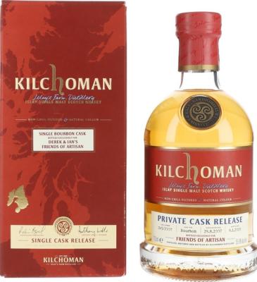 Kilchoman 2007 Private Cask Release Bourbon 265/2007 Friends of Artisan 55.9% 700ml