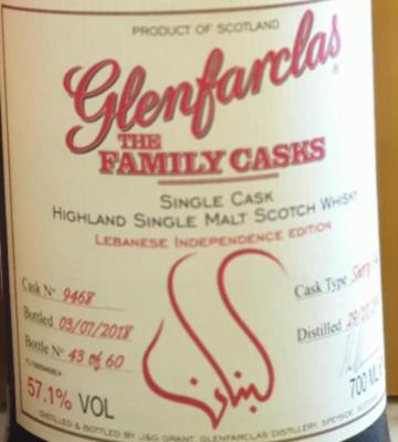 Glenfarclas 1990 Sherry Butt #9468 57.1% 700ml