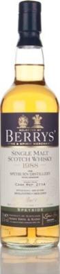 Speyburn 1988 BR Berrys Own Selection #2114 52.3% 700ml