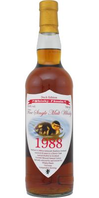 Littlemill 1988 W-F Limited Edition Sherry Cask 52.4% 700ml