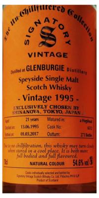 Glenburgie 1995 SV 54.6% 700ml