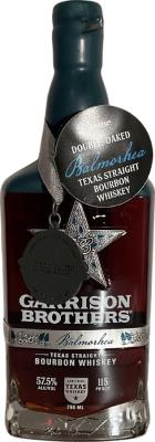 Garrison Brothers Balmorhea Texas Straight Bourbon Whisky Double Oaked 57.5% 750ml