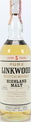 Linkwood 1971 McE Pure Scotch Whisky Importato Darma Import Roma 43% 750ml