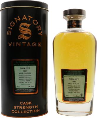 Glenlivet 1995 SV Cask Strength Collection 20yo Sherry Butt #166963 56.6% 700ml