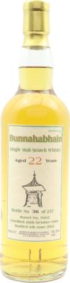 Bunnahabhain 1989 BF 22yo #5662 50.5% 700ml