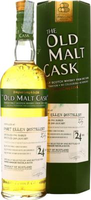 Port Ellen 1983 DL Old Malt Cask 24yo Sarzi Amade Nicola & Co 50% 700ml