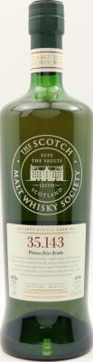 Glen Moray 1986 SMWS 35.143 Pinocchio dram Refill Ex-Bourbon Hogshead 35.143 47.7% 750ml