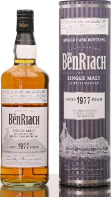 BenRiach 1977 Single Cask Bottling Batch 11 #7114 48.3% 700ml