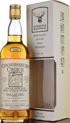 Dallas Dhu 1971 GM Connoisseurs Choice 40% 700ml