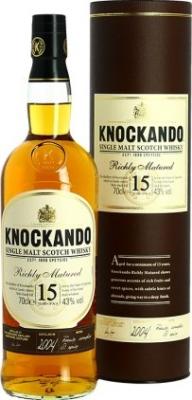 Knockando 15yo Richly Matured Sherry & Refill Bourbon Casks 43% 700ml