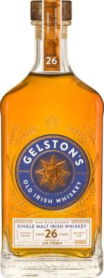 Gelston's 26yo Old Irish Whisky Bourbon Cask 54.2% 700ml