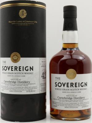 Carsebridge 1973 HL The Sovereign Refill Hogshead 53.1% 700ml