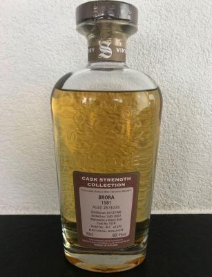 Brora 1981 SV Cask Strength Collection Sherry Butt #1519 60.1% 700ml