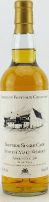 Auchroisk 1981 JW Prenzlow Portfolio Collection Sherry Cask 54.3% 700ml