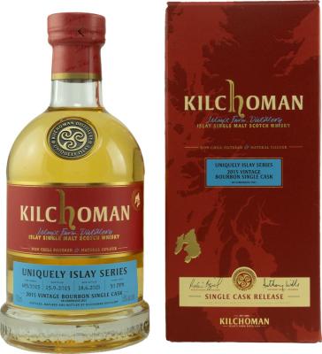 Kilchoman 2015 Uniquely Islay Series An Samhradh Bourbon Cask 685/2015 58% 700ml