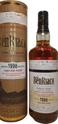 BenRiach 1998 Single Cask Bottling #7580 Anam na h-Alba 55.8% 700ml