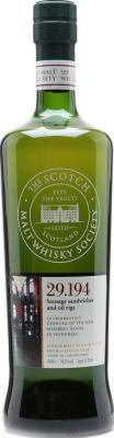 Laphroaig 1999 SMWS 29.194 Sausage sandwiches and oil rigs Refill Ex-Bourbon Barrel 50.7% 700ml