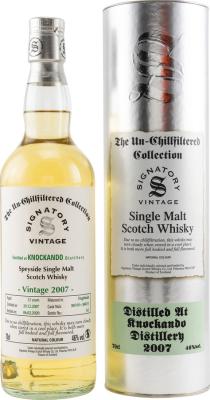 Knockando 2007 SV The Un-Chillfiltered Collection 304110 + 304111 46% 700ml