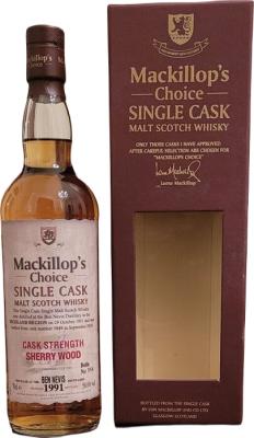 Ben Nevis 1991 McC Single Cask Cask Strength Sherry Wood #3849 58.6% 700ml
