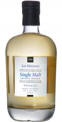 Domaine des Hautes Glaces Les Moissons Single Malt Organic Whisky Cognac Marsanne Roussanne Troucais casks 41.7% 750ml