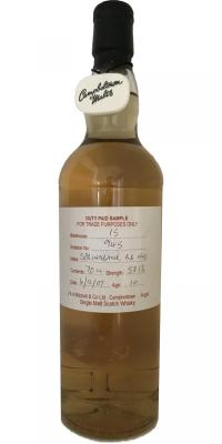 Springbank 2007 Duty Paid Sample For Trade Purposes Only Refill Bourbon Hogshead Rotation 945 58.1% 700ml