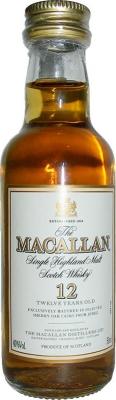 Macallan 12yo Sherry Oak Casks from Jerez 40% 50ml
