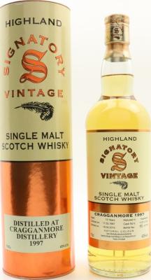 Cragganmore 1997 SV Vintage Collection Hogsheads 1121 + 22 43% 700ml