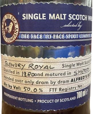 Glenury Royal 1980 FtF Sherry 50% 700ml