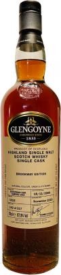 Glengoyne 2009 Single Cask European Oak Sherry Hogshead #1015 57.9% 700ml