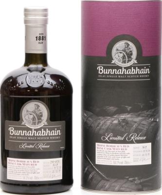 Bunnahabhain 2008 Moine Limited Release Bordeaux Red Wine Casks 58.1% 700ml