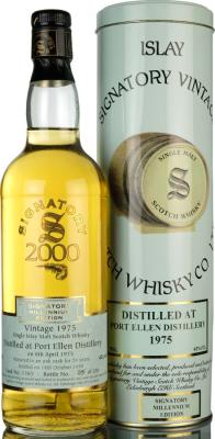 Port Ellen 1975 SV Millennium Edition Oak Cask #1767 43% 700ml