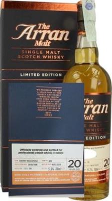 Arran 1996 Limited Edition Bourbon Barrel #594 Professional Danish whisky retailers 50.8% 700ml