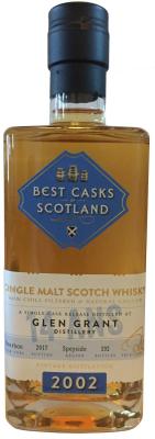 Glen Grant 2002 JB Best Casks of Scotland 43% 700ml