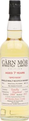 Tamdhu 2008 MMcK Carn Mor Strictly Limited Edition 46% 700ml