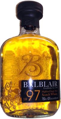 Balblair 1997 43% 750ml