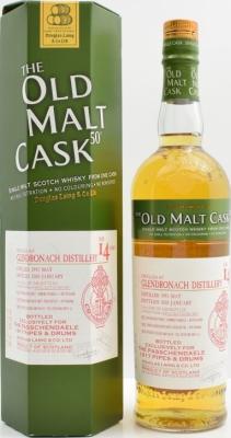 Glendronach 1995 DL Old Malt Cask 14yo Refill Butt for Passchendaele 1917 Pipes and Drums 50% 700ml