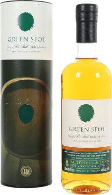 Green Spot Single Pot Still Irish Whisky American Bourbon & ex-Sherry 40% 750ml
