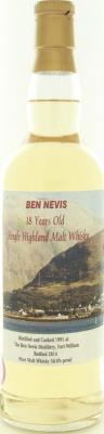Ben Nevis 1995 UD Single Highland Malt Whisky Refill Hogshead 58.6% 700ml