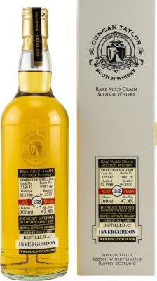 Invergordon 1988 DT Rare Auld Grain Oak Casks #528137 47.4% 700ml