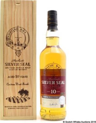 Silver Seal 10yo Mh Corton Grand Cru Wood Finish 40% 700ml