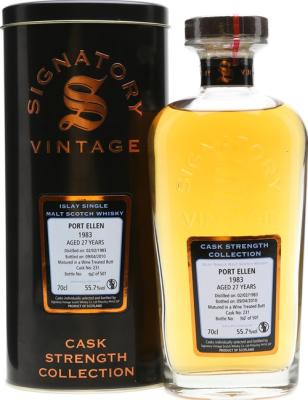 Port Ellen 1983 SV Cask Strength Collection Refill Butt #517 59% 700ml