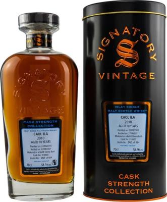 Caol Ila 2010 SV Refill Sherry Butt 58.9% 700ml