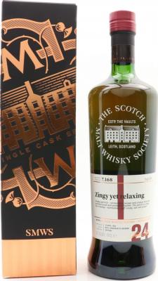 Longmorn 1992 SMWS 7.168 Zingy yet relaxing Refill Ex-Bourbon Hogshead 52.5% 700ml