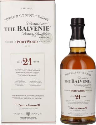 Balvenie 21yo PortWood Port Wood Finish 40% 700ml