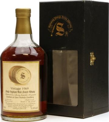 Glenrothes 1969 SV Vintage Collection Dumpy Sherry Butt #20437 51.8% 700ml