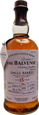 Balvenie 15yo Single Barrel Traditional Oak Cask #8783 47.8% 750ml