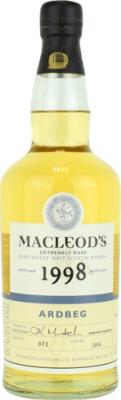 Ardbeg 1998 IM MacLeod's Extremly Rare #1804 43% 700ml