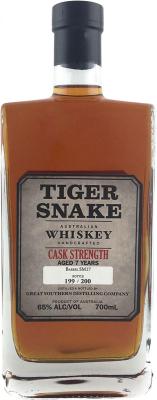 Tiger Snake 7yo Cask Strength SM17 65% 700ml