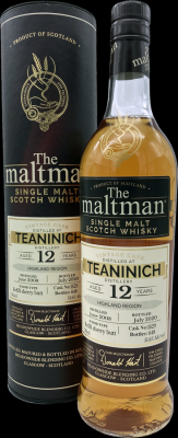 Teaninich 2008 MBl The Maltman Refill Sherry butt #1629 51.6% 700ml