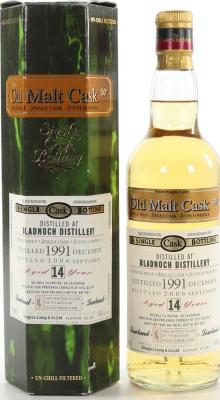 Bladnoch 1991 DL Old Malt Cask Refill Butt 50% 700ml